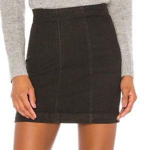 Black Free People Skirt